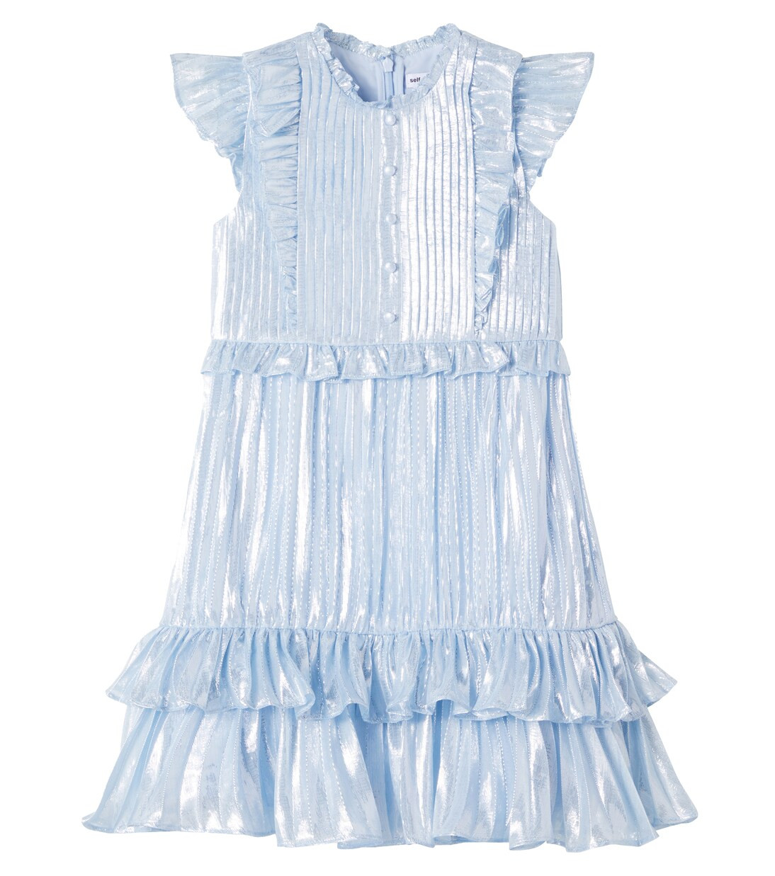 Ruffled silk-blend dress | Mytheresa (US/CA)
