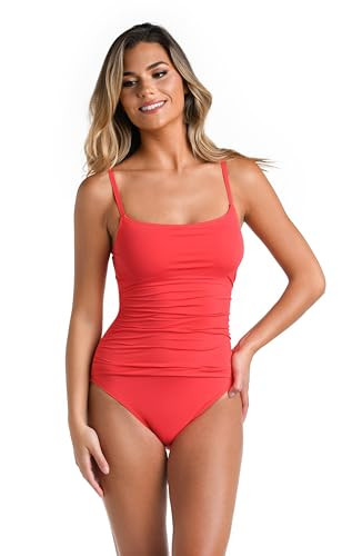 La Blanca Women's Island Goddess Lingerie One Piece Swimsuit, Guava, 4 | Amazon (US)