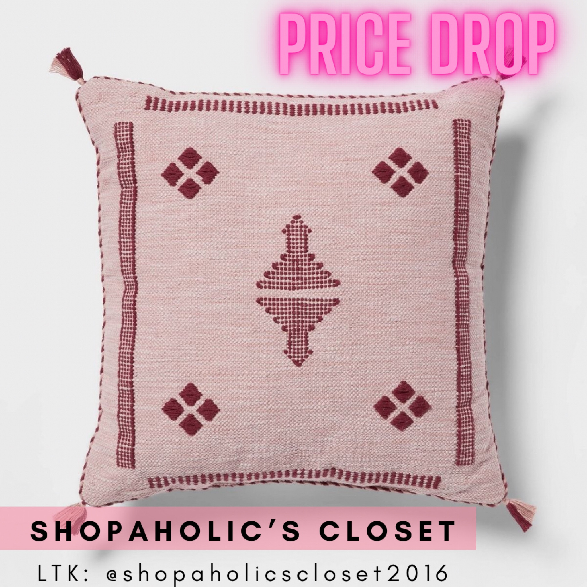 Price Drop ⬇️

Target Circle Deal: Save 30% on Threshold™ bedding & bath like this and the other throw pillows I’ve linked. #shopdeescloset #shopaholicscloset #target #LTKSummerSales #LTKunder50 #LTKSalesAlert #LTKHome