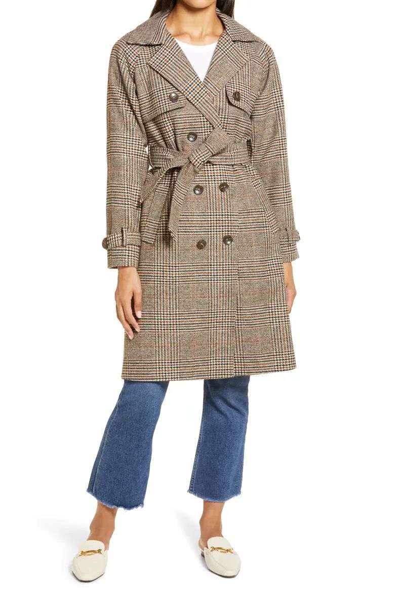 Plaid Trench Coat | Nordstrom