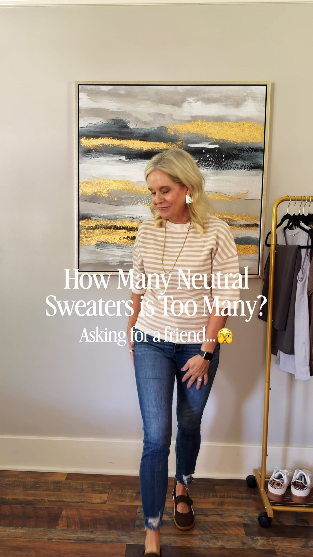 Can you EVER have too many neutral sweaters? Asking for a friend. 

Because apparently I have zero self-control when it comes to a good neutral sweater—and this one HAD to come home with me!

Easy, cozy, goes with practically everything and gives you that effortless fall look without even trying. 

Please tell me I’m not the only one collecting neutral sweaters this fall. 

#FallFashion #NeutralStyle #FallSweaters #SweaterWeather #FallOutfitIdeas #NeutralFashion #CozyStyle #FallWardrobe #EverydayStyle #FallFashionFinds

#LTKootd #LTKmomlife #LTKOver40