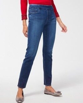 Petite Scattered Stone Pull-on Jeggings | Chico's