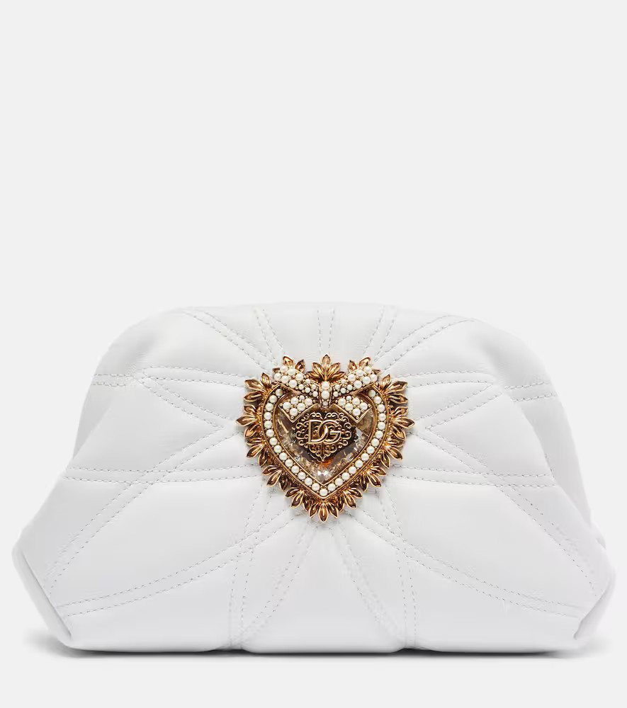 Dolce&Gabbana Devotion Small leather shoulder bag | Mytheresa (US/CA)