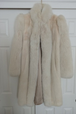 Womens Vintage Blush Mink Tuxedo Stroller Coat Size XS/Small PXS Petite Small | eBay US