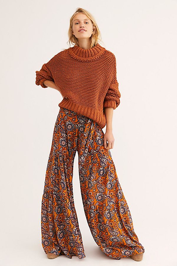 FP One Aloha Printed Wide-Leg Pants | Free People (Global - UK&FR Excluded)