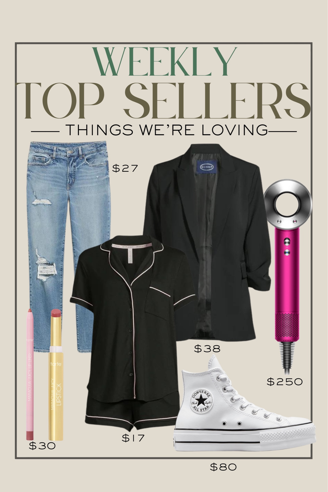 Our favorites from the last week! The Dyson hair dryer from Walmart is so good! 

Bestsellers, old navy jeans, black blazer, dyson dryer, betterwithchardonnay, steph Joplin 

#LTKstyletip #LTKSeasonal