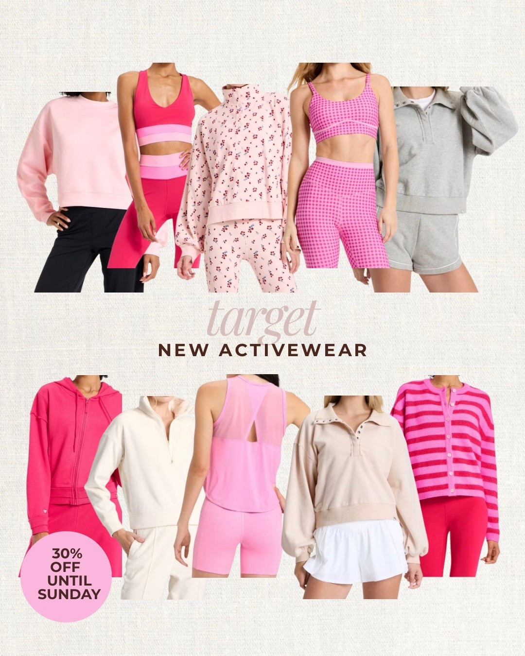 Target has their activewear 30% off this weekend! I am loving all of these fun new pieces!

#LTKSaleAlert #LTKActive #LTKPlusSize