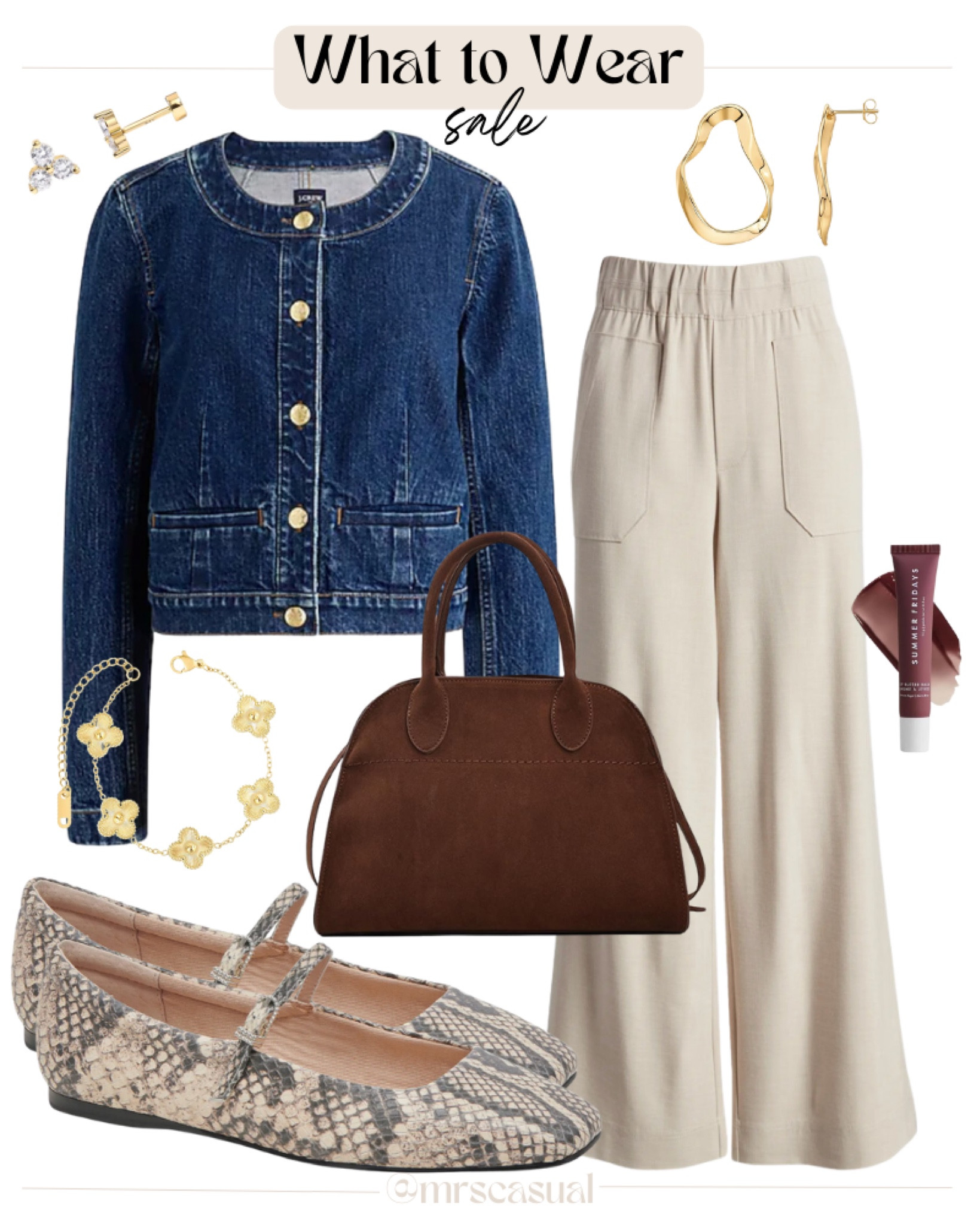 50% off my favorite denim lady jacket and these snakeskin flats 

#LTKShoeCrush #LTKOver40 #LTKSaleAlert