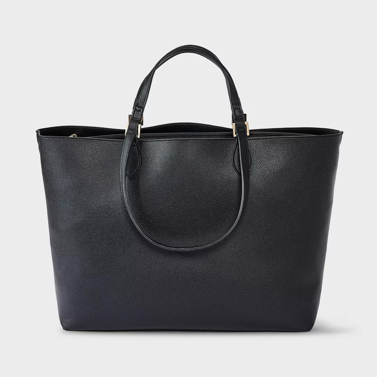 Dual Strap Triple Compartment Tote Bag - A New Day\u2122 Black | Target