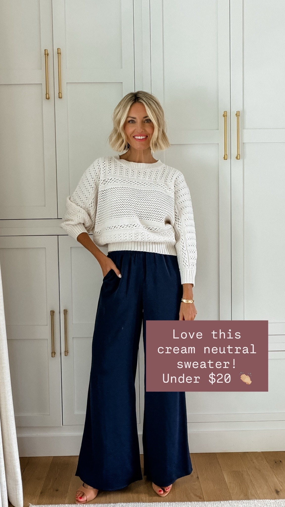This cream sweater is a great fall basic! I sized up to a M! Super cute & currently on sale! Wearing XS in pants!

Loverly Grey, Target, fall outfit, fall workwear, Labor Day sales, cream sweater

#LTKSeasonal #LTKSaleAlert