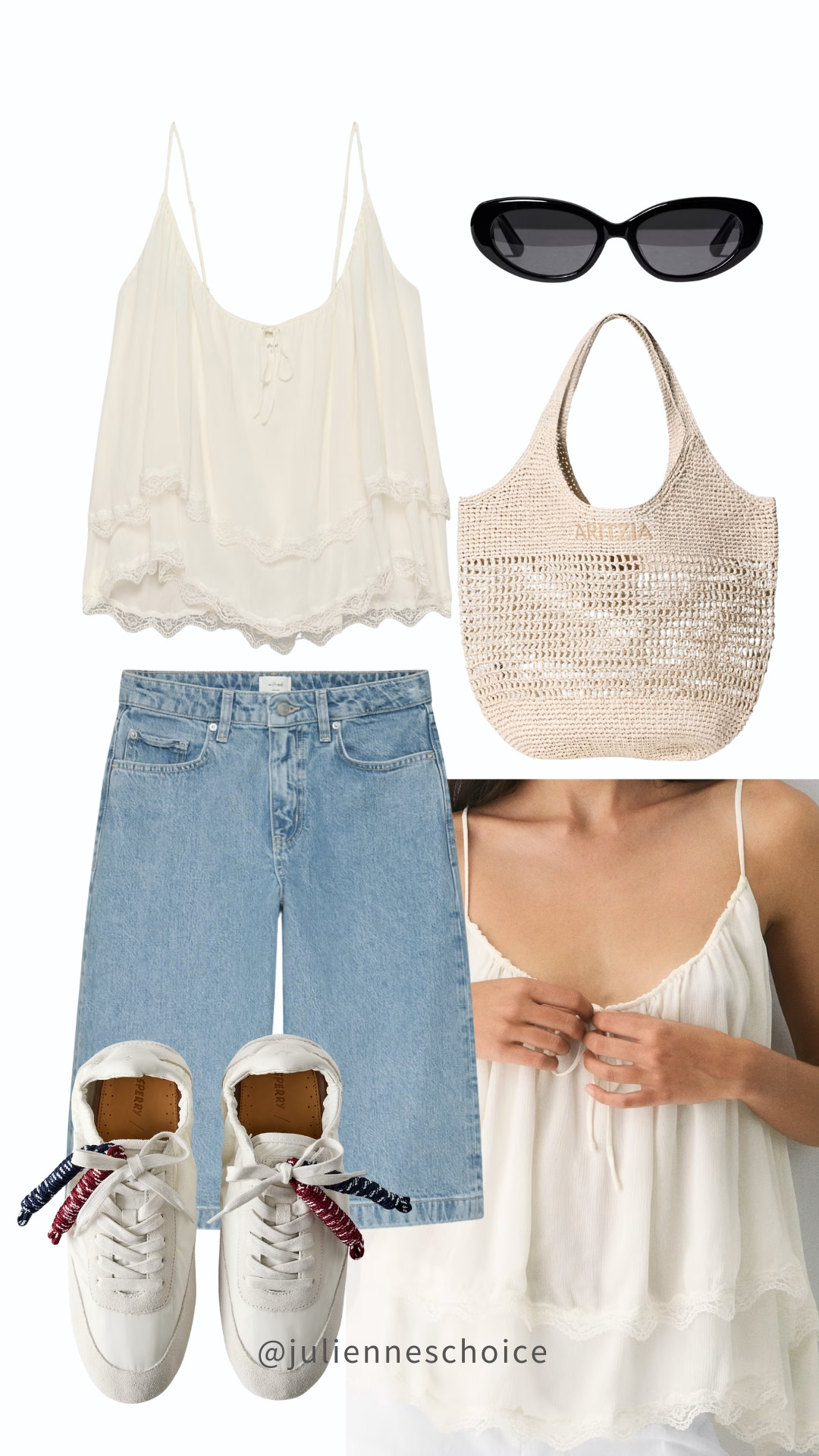 Effortless layering are making denim shorts.✨julienneschoice 

 #LTKootd #LTKSeasonal
