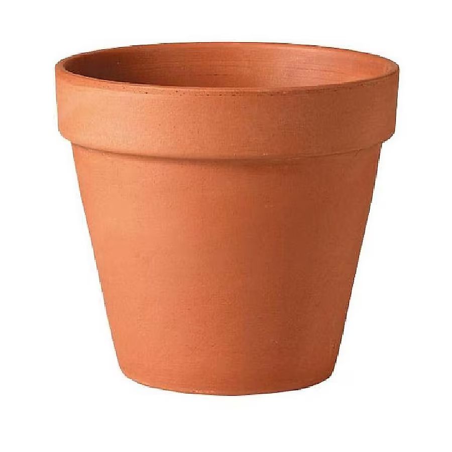 Small (0-8-Quart) 5.91-in W x 5.04-in H Terracotta Clay Planter with Drainage Holes Lowes.com | Lowe's