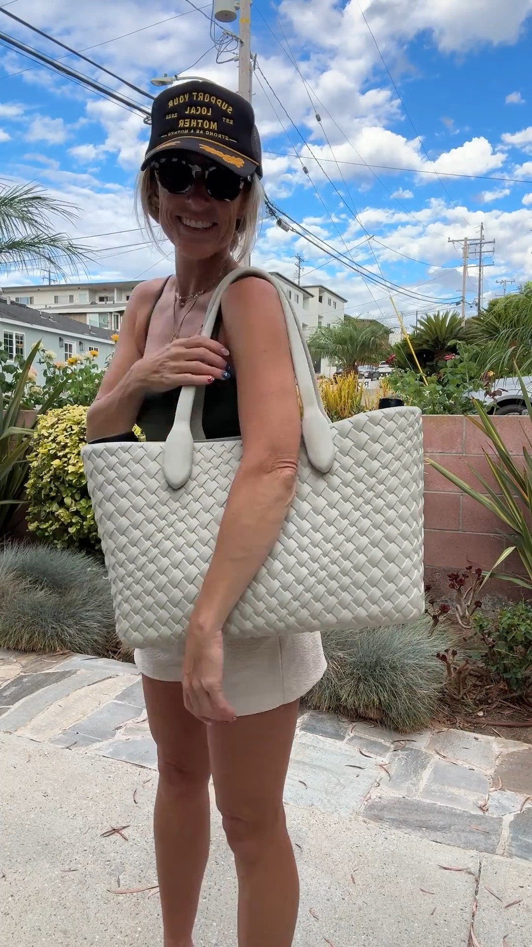 I think this rubber tote may be one of my greatest target finds. Comes in three colours. Is the absolute best for sports, especially wet fields and the pool, obviously. It’s durable and I highly recommend grabbing one.