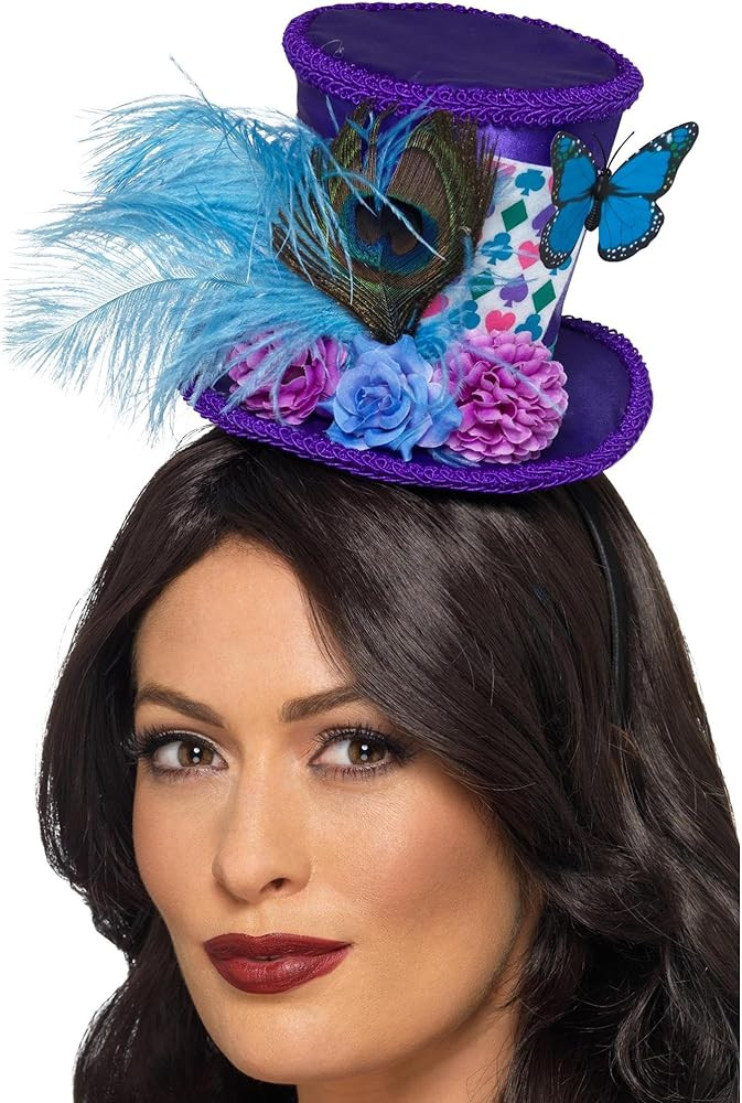 Mad Hatter Mini Feather Hat | Amazon (US)