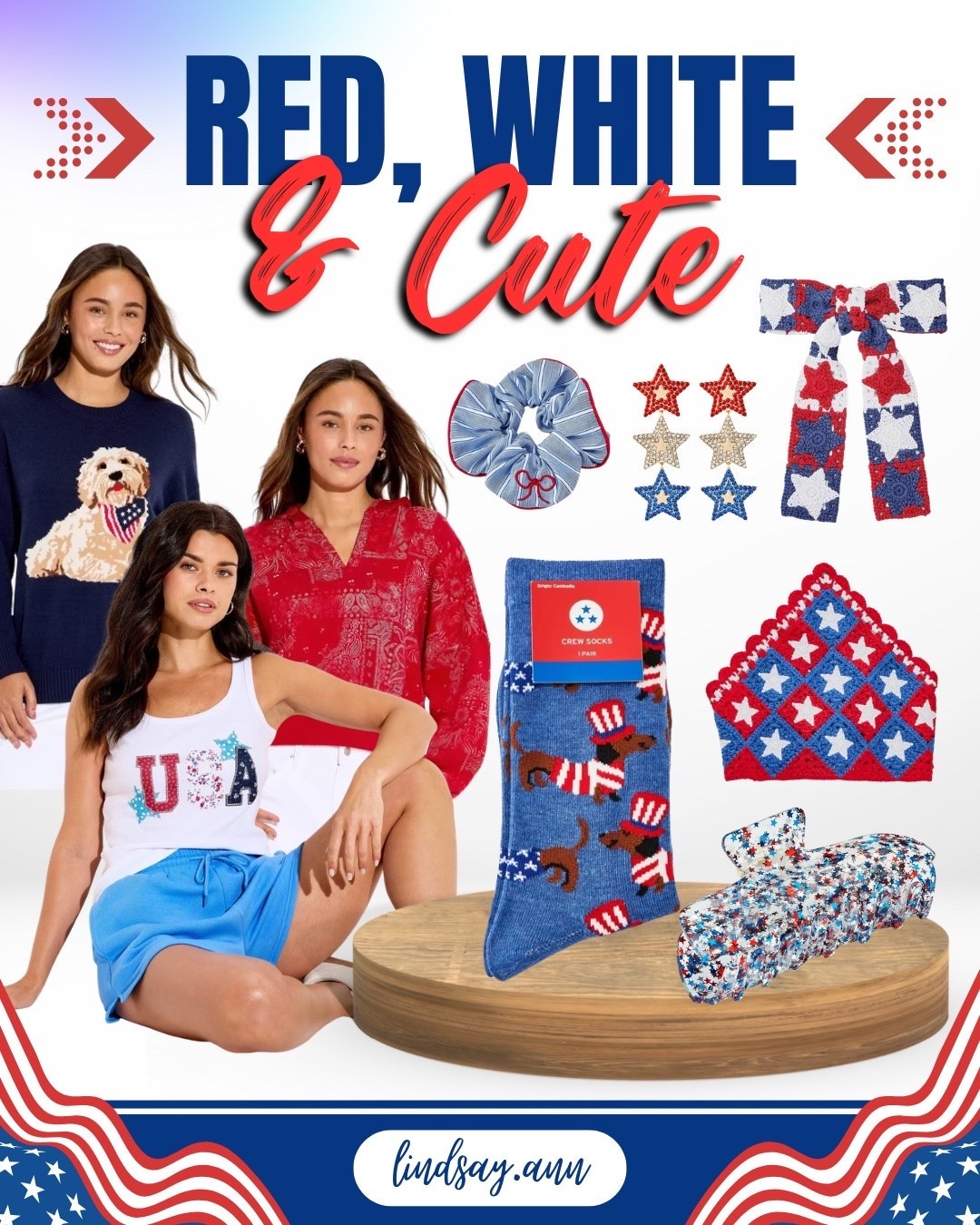 ❤️ New patriotic fashion and accessories have arrived at Target just in time for summer celebrations 🇺🇸