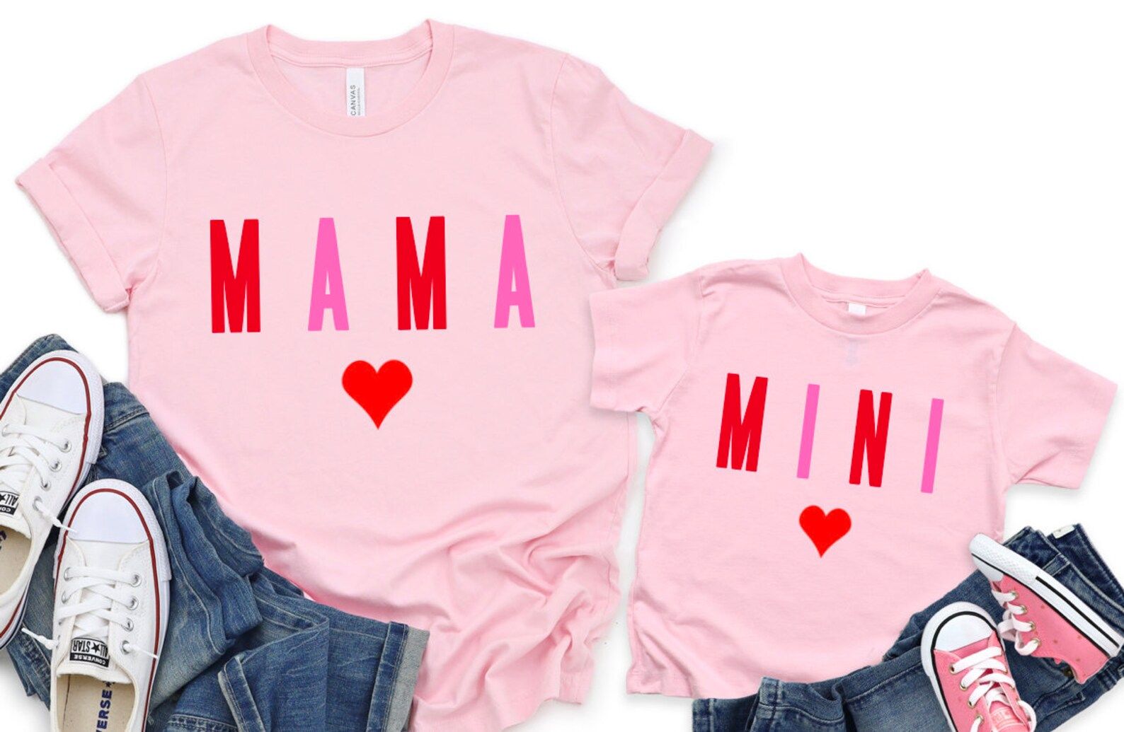 Valentines Mommy and Me Matching Outfits, Valentines Day Mommy and me Shirts, Matching Mommy and ... | Etsy (US)