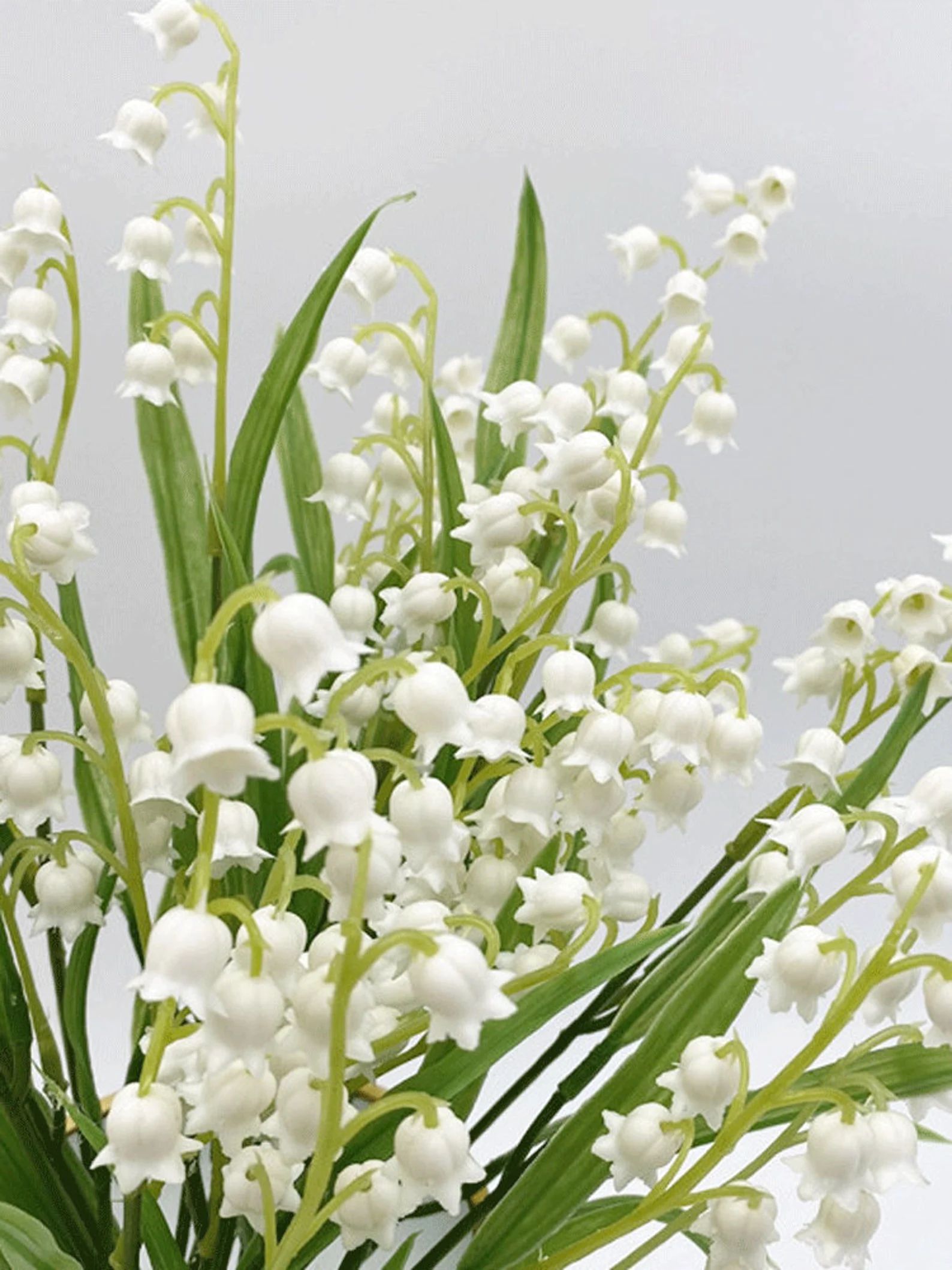 Lily of the Valley Stem With Leaves Artificial Fake - Etsy | Etsy (US)