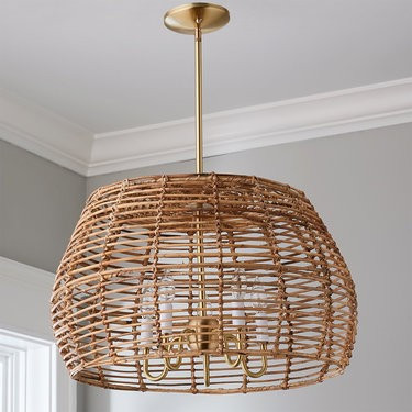 Young House Love Polished Palm Chandelier | Shades of Light