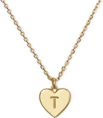 initial heart pendant necklace | Nordstrom