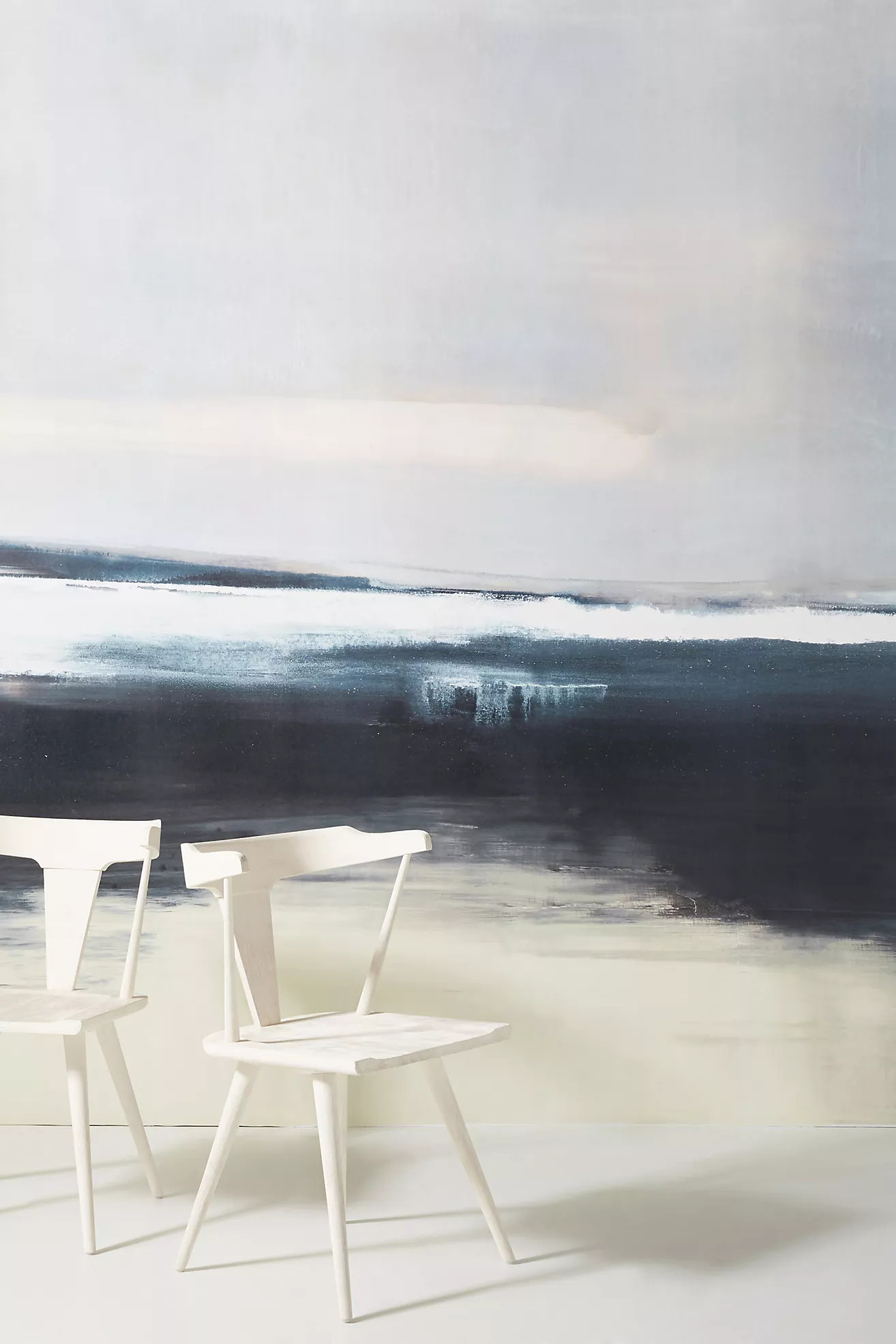 Grounded Navy Nautical Mural | Anthropologie (US)