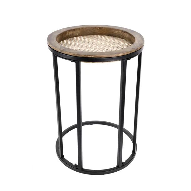 Better Homes & Gardens 21 inch Folding Wood and Iron Round Plant Stand | Walmart (US)