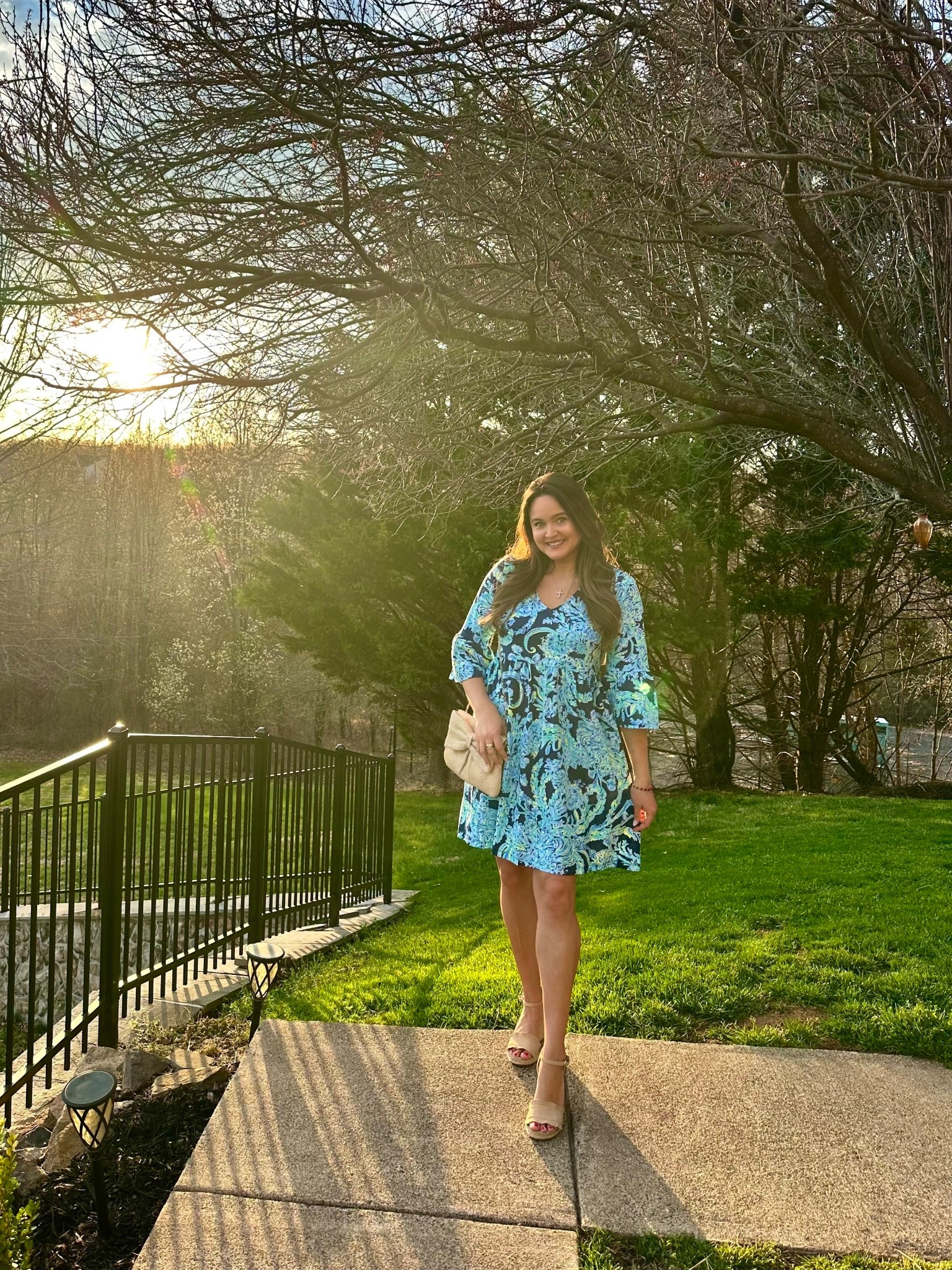 Love this Lilly dress! 🩵
(definitely recommend sizing down one size)