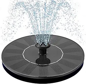 Mademax 1W Solar Bird Bath Fountain Pump, Solar Fountain, Free Standing Floating Solar Powered Wa... | Amazon (US)