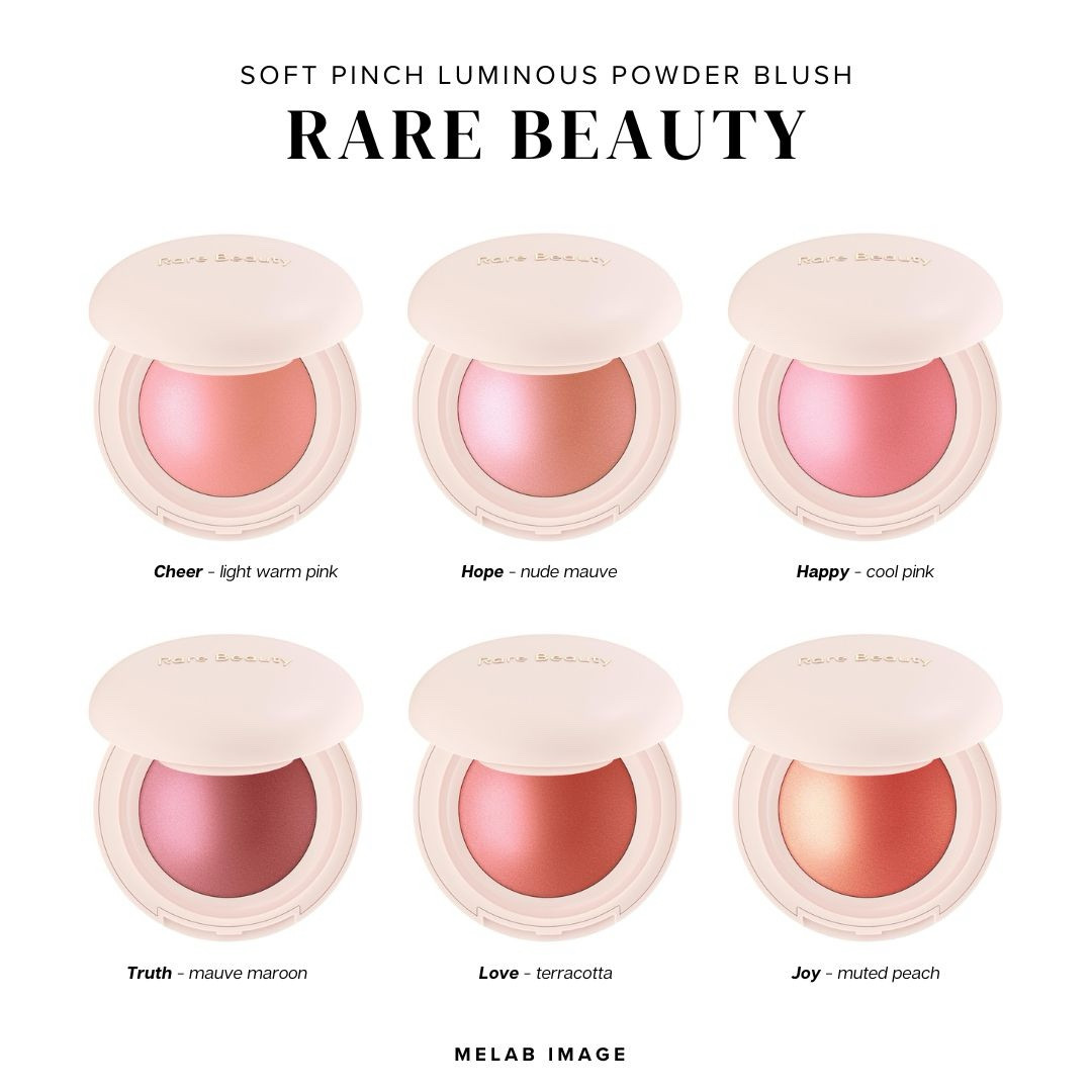 Rare Beauty Soft Pinch Luminous Powder Blush (AU) by color seasons! ✨

Cheer- All Spring types (fair-medium light skin)
Hope- All seasons (fair-medium light skin)
Happy- Cool seasons (Summer&Winter) 
Truth- Soft&Deep Summer (medium-dark skin)
Love- Soft&Deep Autumn
Joy- True Spring&Autumn

#rarebeauty #sephorablush #blush

#LTKaustralia #LTKbeauty #LTKxSephora