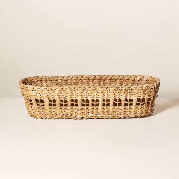 Natural Woven Oblong Bread Basket - Hearth & Hand™ with Magnolia | Target