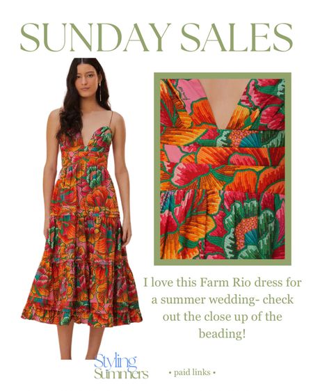 Love this farm rio dress on sale tonight! The beading is gorgeous. 

#LTKsalealert #LTKSeasonal #LTKFestival