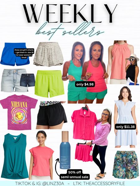 This past week’s best sellers & most loved items by you all!

Athletic shorts, athleisure wear, gym shorts, running shorts, lined shorts, performance shorts, racerback tops, denim shorts, halter top, beach vacation outfit, summer outfits, summer fashion, summer must haves, bath and body works room spray, swim coverups, beach coverup sets, tank tops, women’s board sores, mini dress, extended sleeve short, summer basics, utility shorts, affordable fashion, casual outfits 

#LTKFindsUnder50 #LTKActive #LTKSeasonal