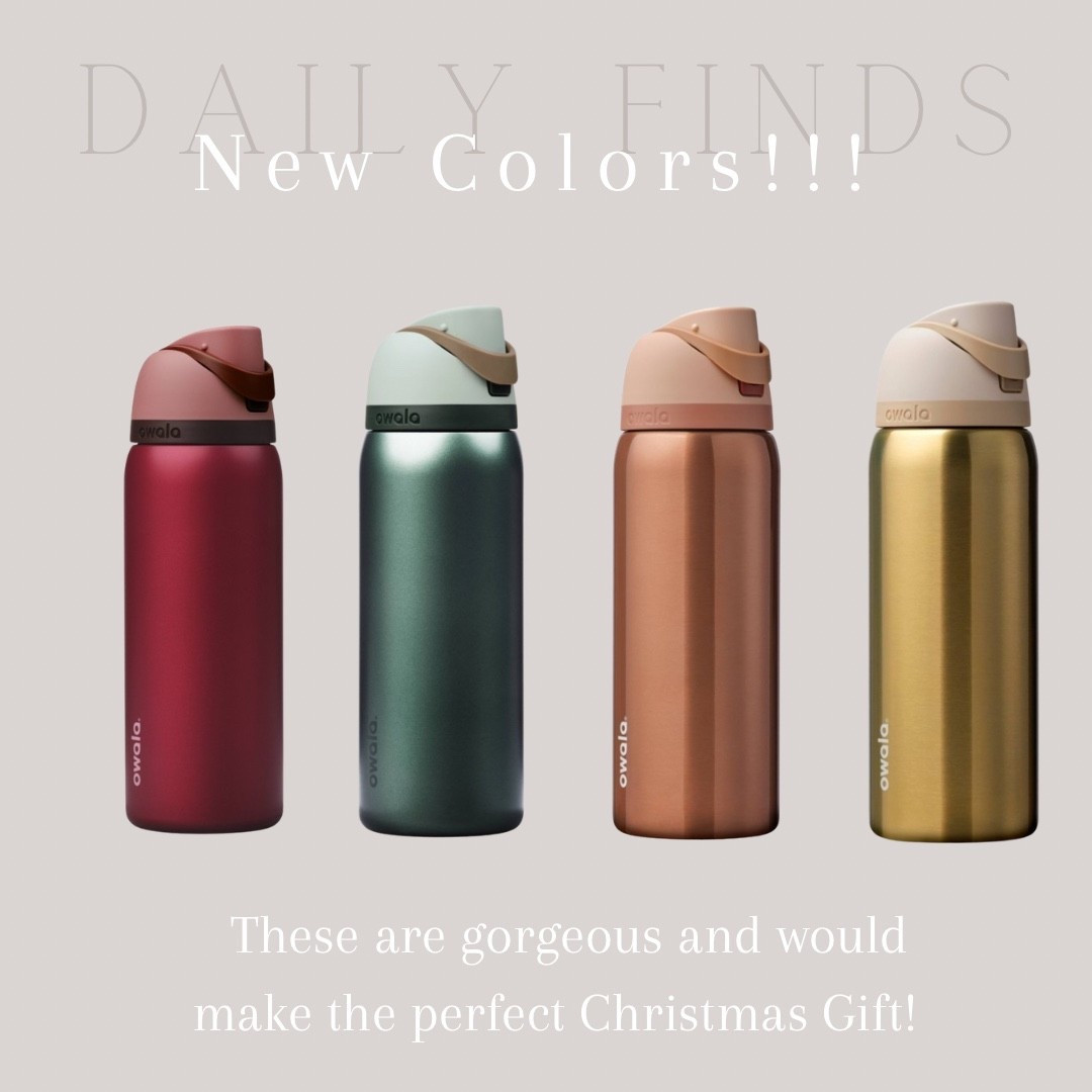 Loving these new special edition colors! Perfect for the Holiday season! 


Holiday gifting, Christmas gift, water bottle, stainless steel bottle, stocking stuffer, gifts for her, gifts for teen 


#target 

#LTKFindsUnder50 #LTKHoliday #LTKGiftGuide