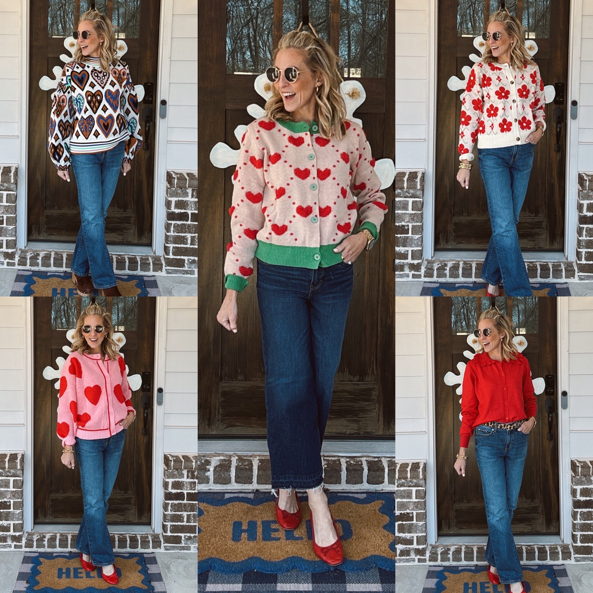 February called… and it wants cute sweaters.. So, I searched Amazon so you don’t have to …. 💌 Consider this your February outfit guide because the cutest finds are already picked out for you. Comment Amazon for all the details 

If you’re trying to figure out what to wear this month, I’ve got you covered. These Amazon Valentine and heart-print sweaters are all under $40, come in multiple color options, and are perfect for everyday wear, date nights, school days, or just feeling festive without trying too hard. 

I’m wearing a size small in all of them, and every single one is cozy, flattering, and easy to style with your favorite denim.

#LTKOver40 #LTKmomlife #LTKValentine