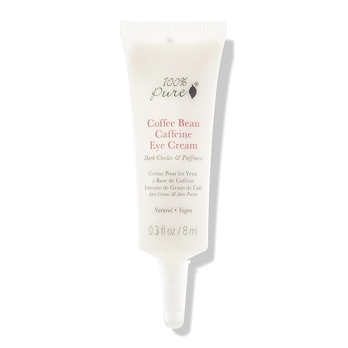 100% PURE Coffee Bean Caffeine Eye Cream Refresh & Hydrate Under Eye Treatment Reduce Puffiness, ... | Amazon (US)
