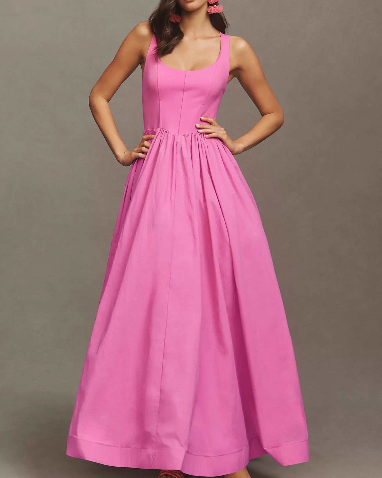 sale X 2! $112 down from $248! Anthropologie’s BHLDN  scoop neck, forest fit and flare. This color would be so cute for Easter. Sizes S and M remaining. 

#LTKSaleAlert