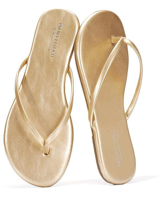 Project Cloud Flip Flops for Women Footwear- Lightweight and Memory Foam Insole Sandals for Women... | Amazon (US)