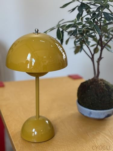 Flowerpot Lamp Modern Flower Bud 12" Cordless Touch Dimmable 2600mAh Rechargeable Desk Lamps Nord... | Amazon (US)