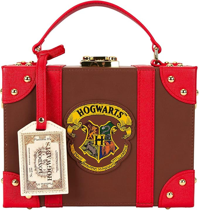 Loungefly Harry Potter Hogwarts Express Luggage Crossbody Bag | Amazon (US)