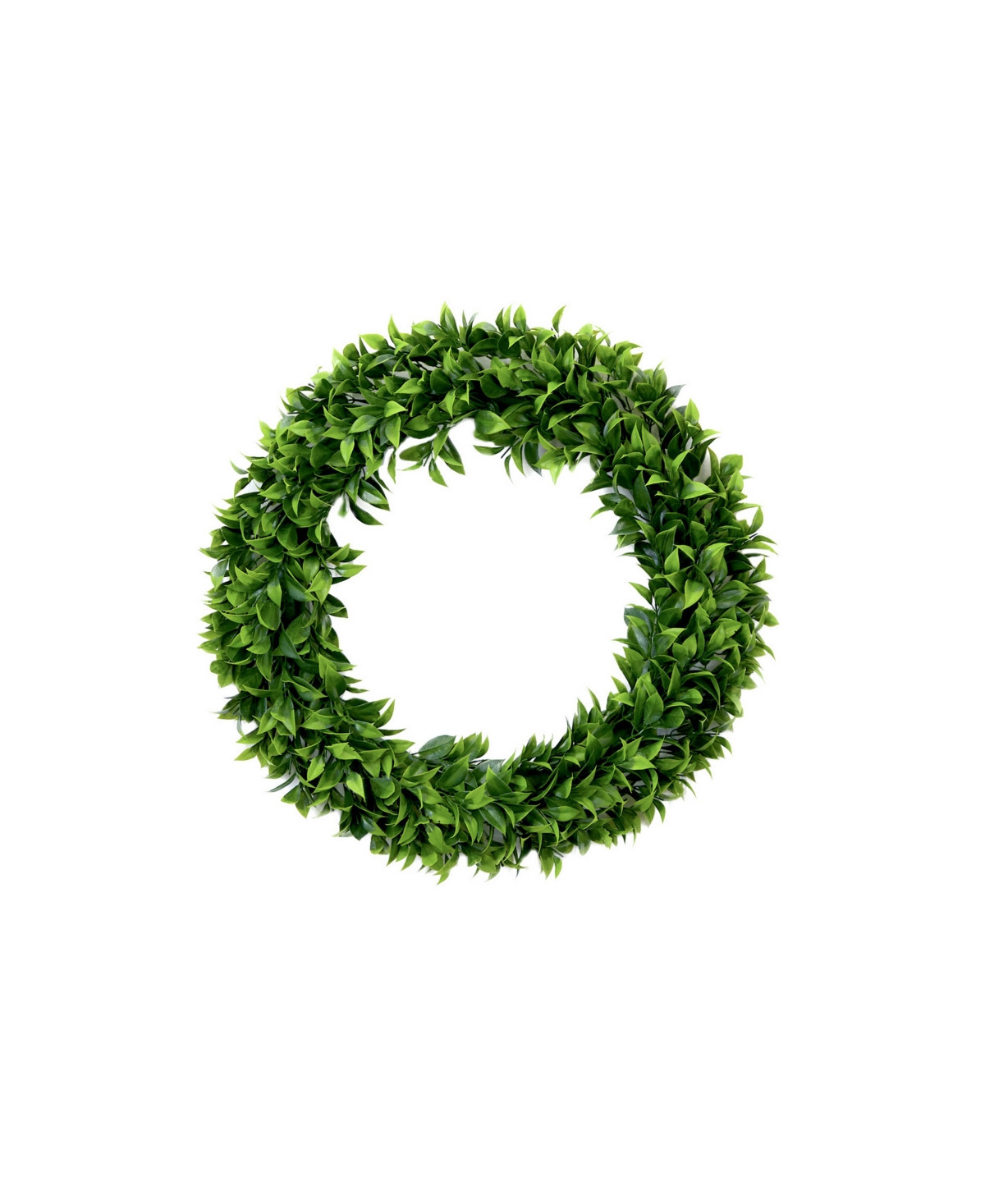 Nearly Natural 20" Artificial Bay Leaf Wreath - Green | Macy's