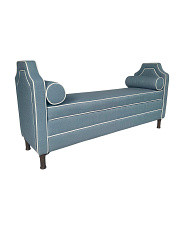 60x30 Armed Bench With Bolster Pillows | Chairs & Seating | Marshalls | Marshalls