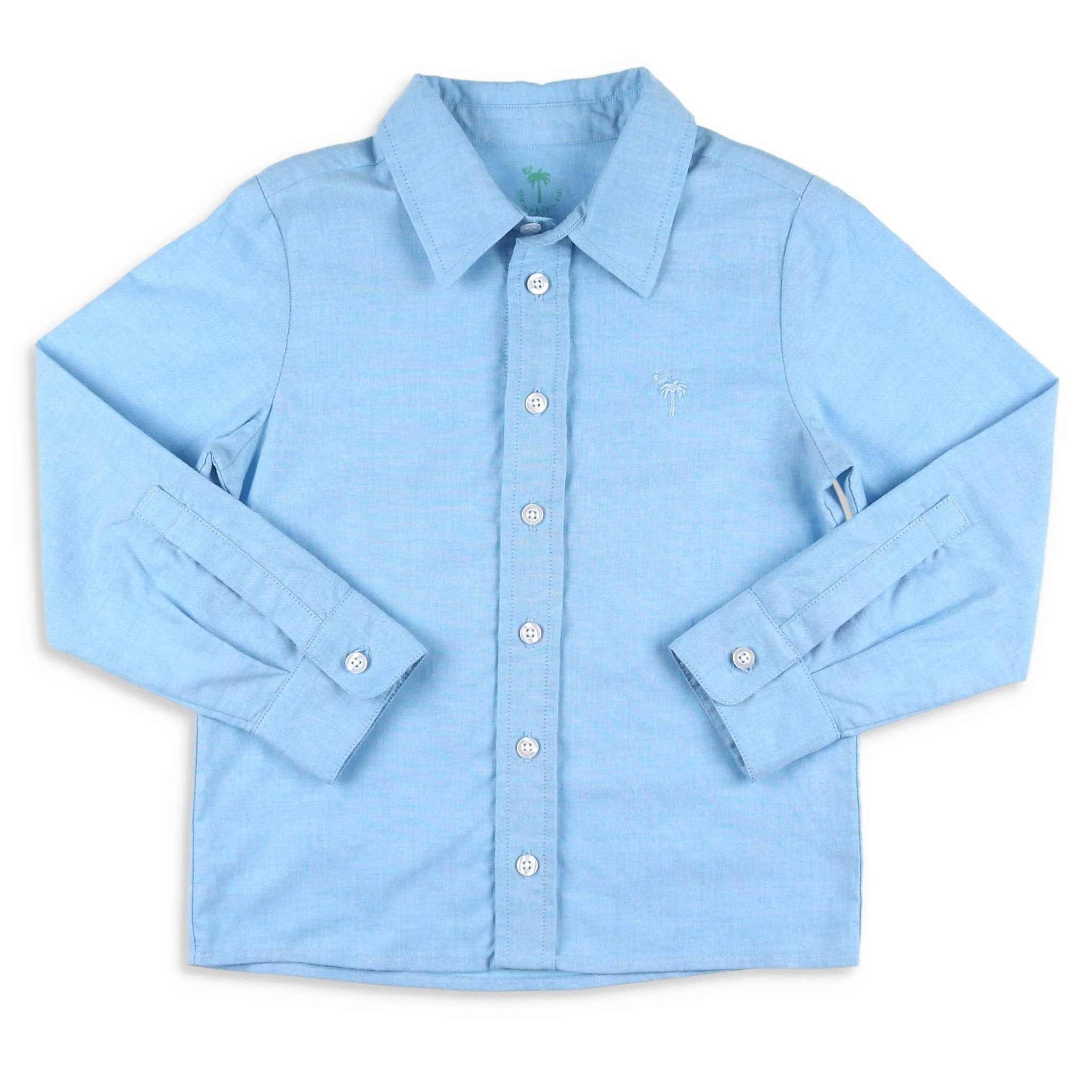 Boys Oxford Button Down - Light Blue - Shrimp and Grits Kids | Shrimp and Grits Kids
