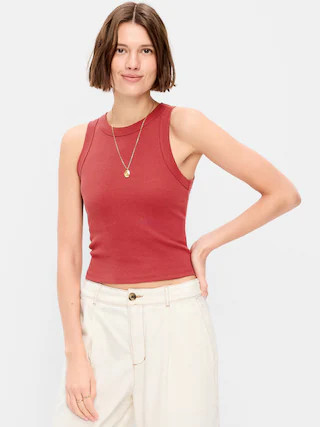 Snug Crop Tank Top | Old Navy (US)