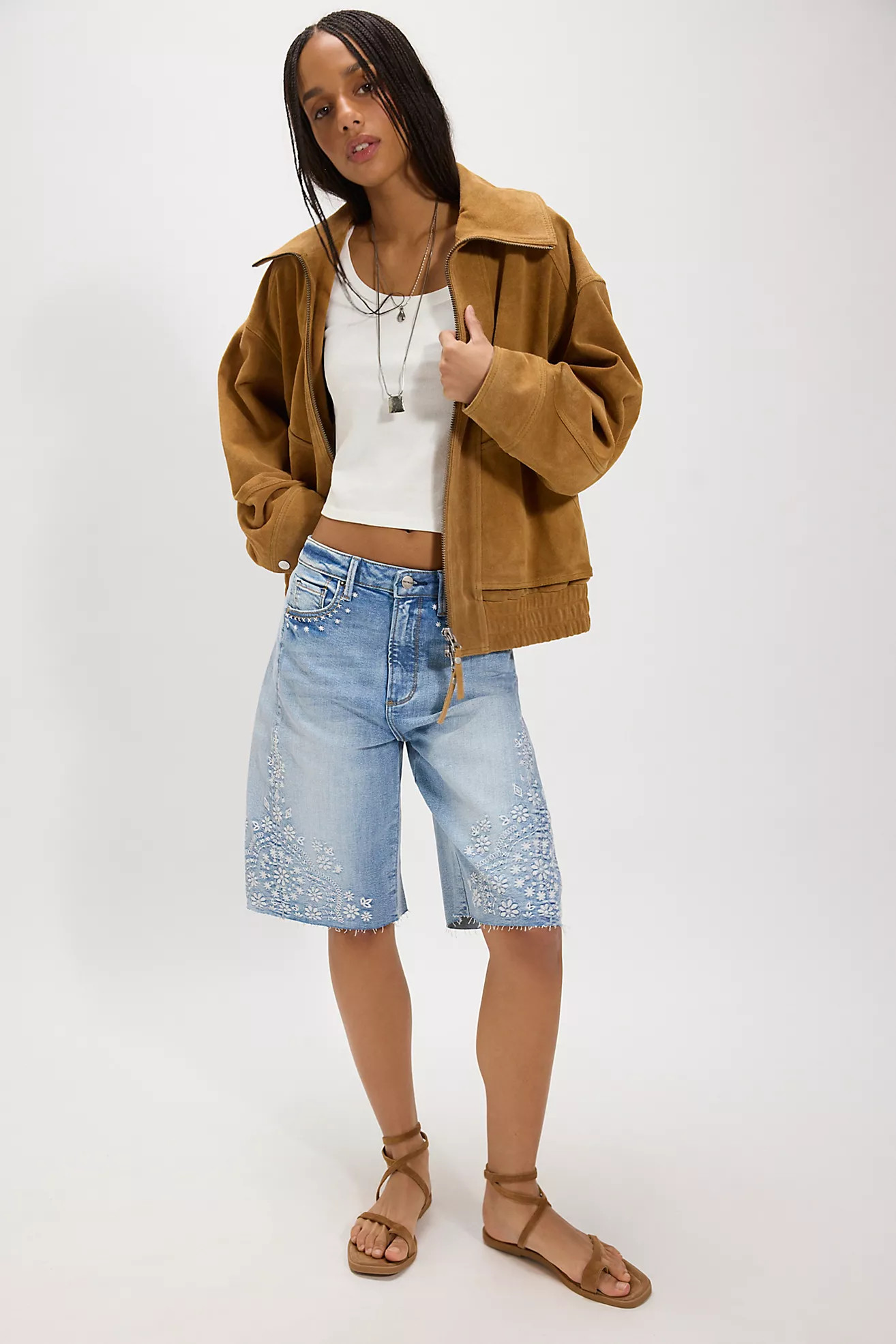 Driftwood Palmer Barrel Shorts | Free People (Global - UK&FR Excluded)