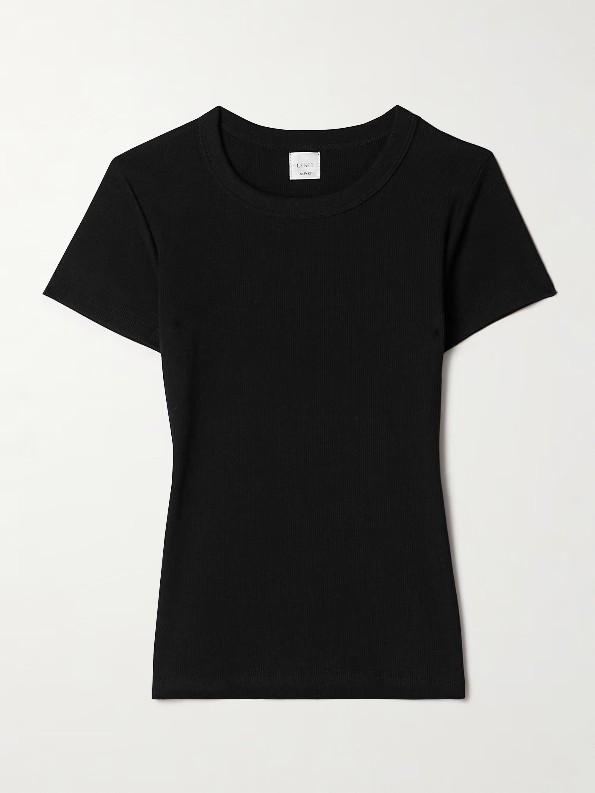 Kelly ribbed cotton-blend jersey T-shirt | NET-A-PORTER (US)