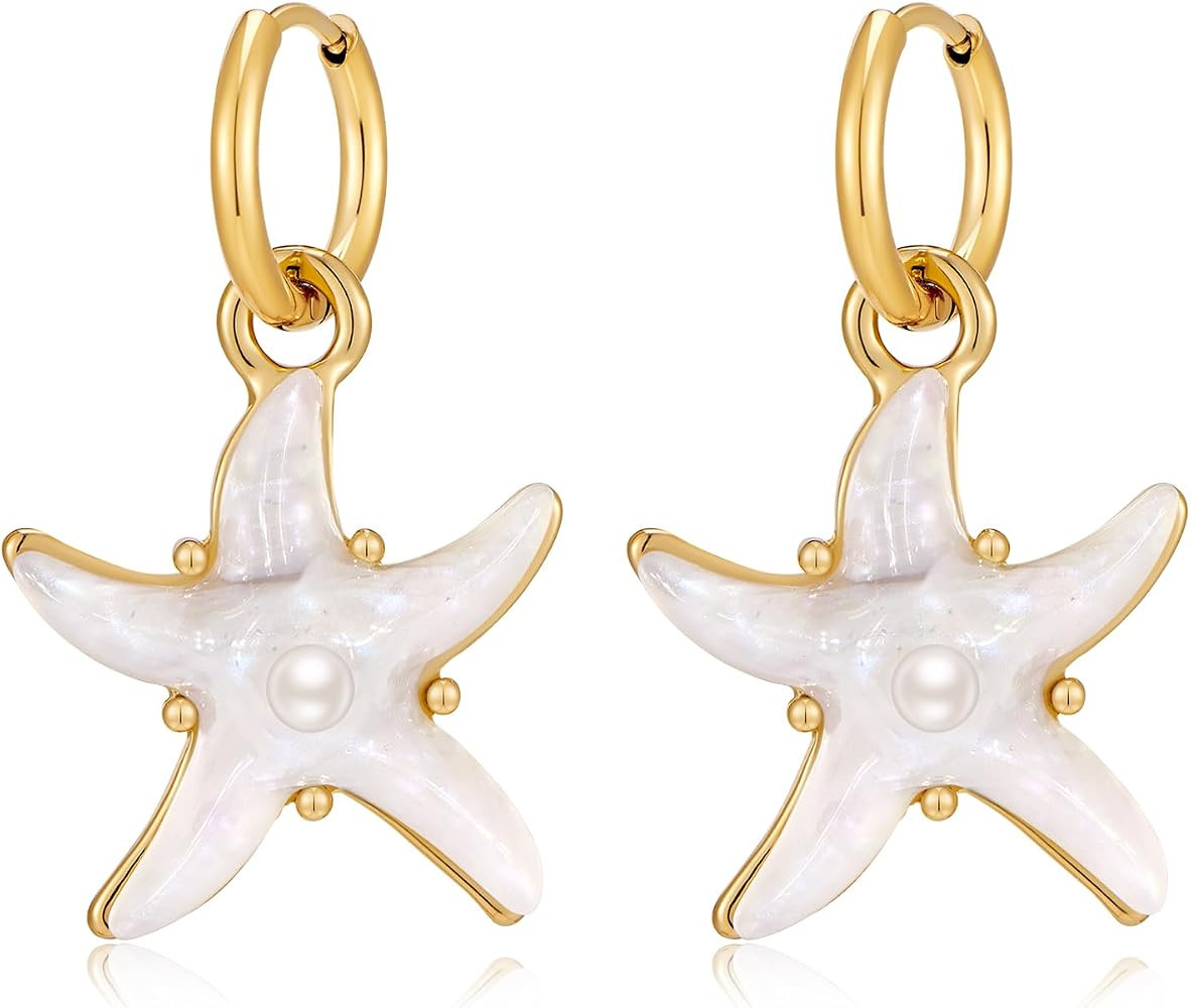 MUYAN Ocean Style Dangle Earrings for Women Acrylic Boho Earrings Holiday Jewelry | Amazon (CA)