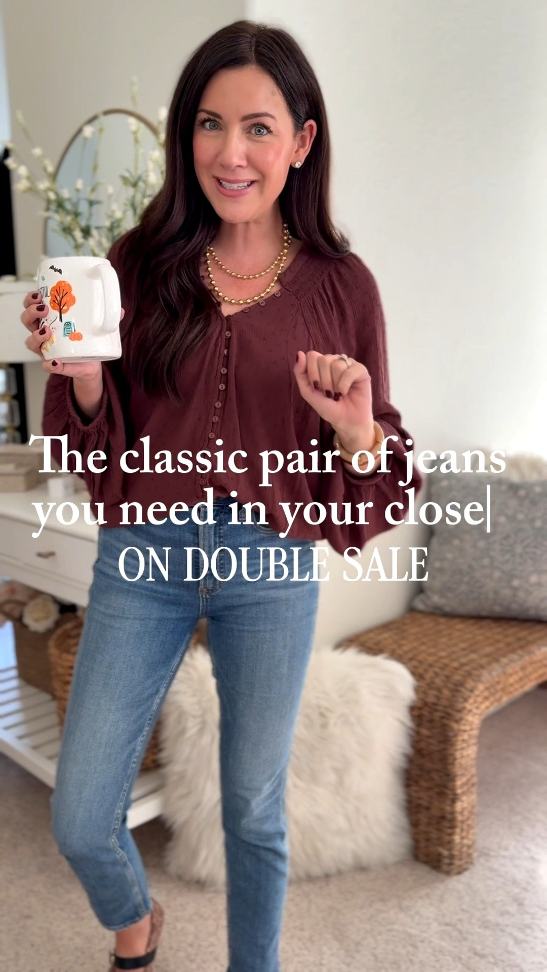 Comment DETAILS to shop! Jeans on double sale with code: YOURS at checkout making them under $40🙌🏼 I feel like expensive premium denim, hold you in while still being comfortable, a classic fit, and wash— there’s a reason I am so passionate about these jeans!! 
.
.
If you’re looking for a pair of jeans that you can dress up or dress down and always make you feel like 1 million bucks, these are them !! Definitely snag them while they are 40% off plus an additional 20% off at checkout with my code: YOURS
.
.
SIZING-
They run true to size , I’m in a 27 regular. If you are 5’6 or taller get the tall option since they are an ankle fit!!
.
.


#LTKFindsUnder50 #LTKSaleAlert #LTKStyleTip