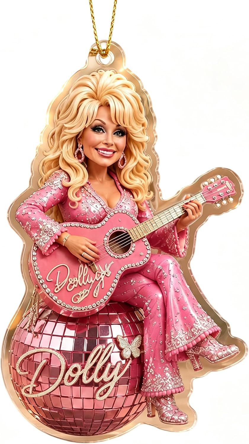Dolly Christmas Ornament Tree Memorial Parton Christmas Ornament/Acrylic | Amazon (US)