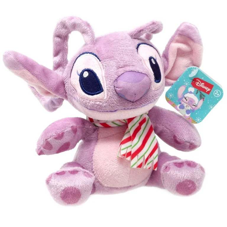 Disney Stitch Holiday Small Plush - Angel in Scarf | Walmart (US)