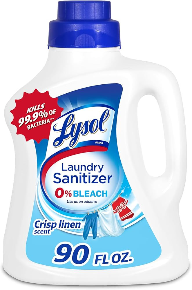 Lysol Disinfectant Laundry Sanitizer & Scent Booster, Laundry Detergent Additive, Color Safe Blea... | Amazon (US)