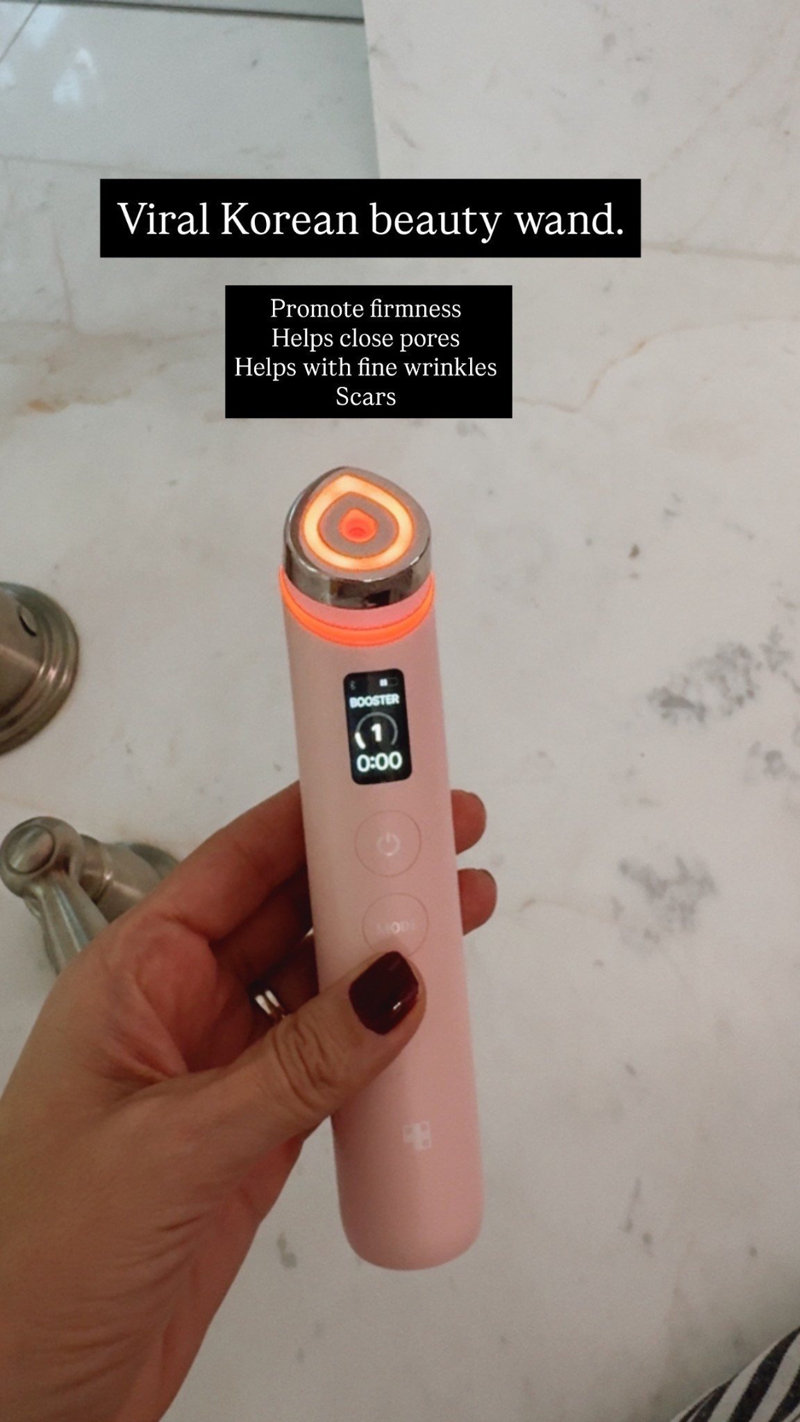 Viral Korean beauty wand.
Promote firmness
Helps close pores
Helps with fine wrinkles
Scars
@amazon, #ad, #founditonamazon, #WinterFavorites2025


#LTKBeauty #LTKHoliday #LTKCyberWeek